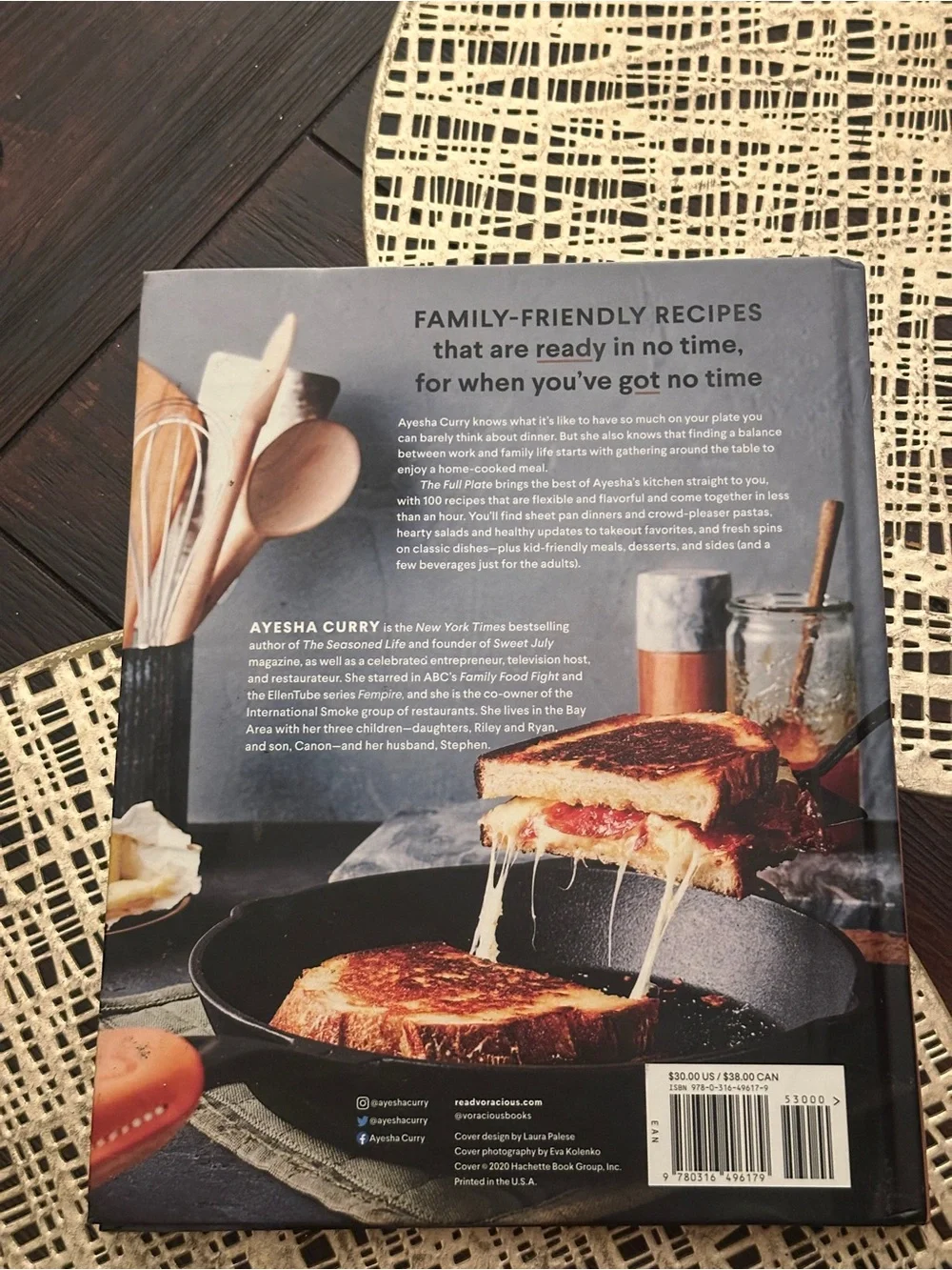 The Full Plate Cookbook by - White Cover